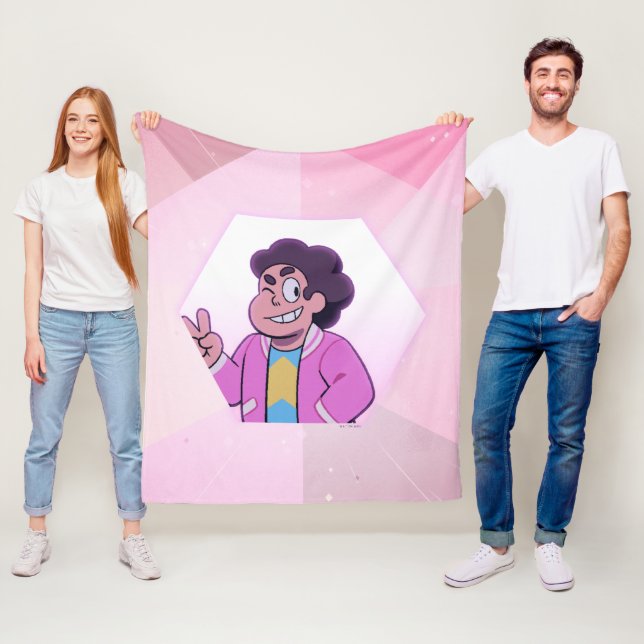 Steven Universe | Rosa Diamantportrait Fleecedecke (Beispiel)