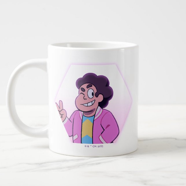 Steven Universe | Rosa Diamantportrait Jumbo-Tasse (Links)