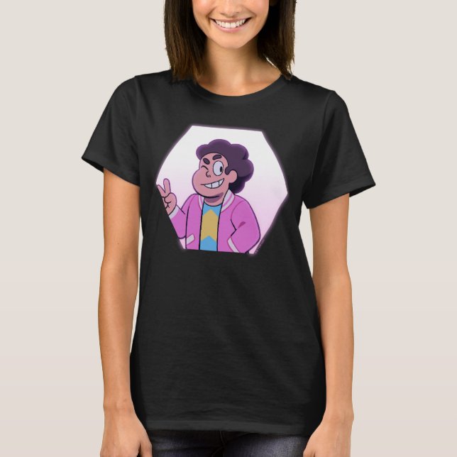 Steven Universe | Rosa Diamantportrait T-Shirt (Vorderseite)