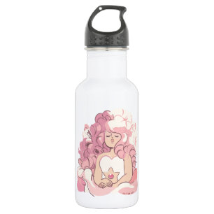 Steven Universe   Rose Quartz Illustration Edelstahlflasche