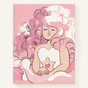 Steven Universe Rose Quartz Illustration Notizbuch