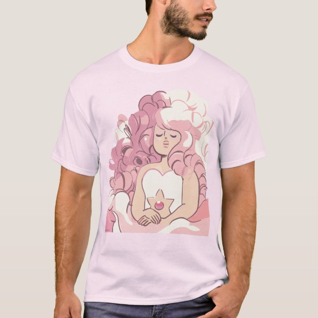 Steven Universe | Rose Quartz Illustration T-Shirt (Vorderseite)