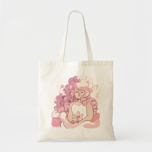 Steven Universe | Rose Quartz Illustration Tragetasche (Vorne)