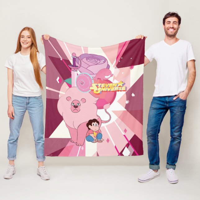 Steven Universe | Rose Quartz Vermächtnis Fleecedecke (Beispiel)
