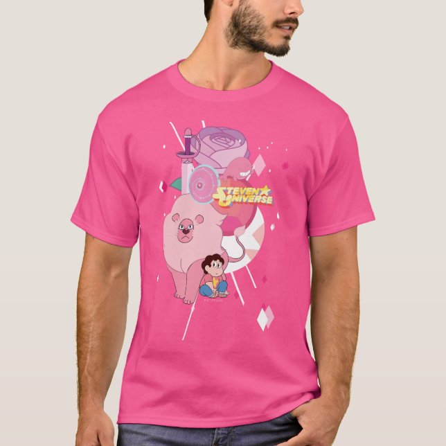 Steven Universe | Rose Quartz Vermächtnis T-Shirt (Vorderseite)