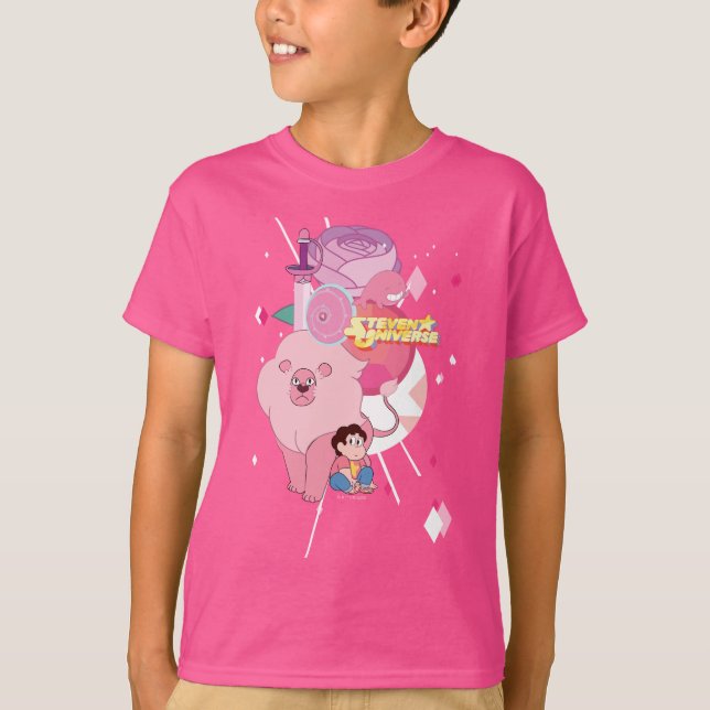 Steven Universe | Rose Quartz Vermächtnis T-Shirt (Vorderseite)