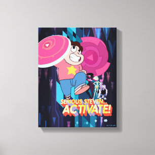 Steven Universe   Serious Steven.. Aktivieren! Leinwanddruck