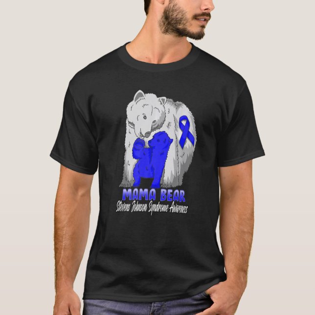Stevens Johnson Syndrome Awareness Vatersupport T-Shirt (Vorderseite)