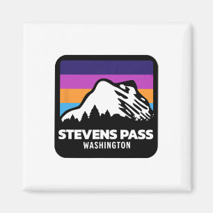 Stevens P Washington Berg Skifahren Snowboarden Magnet