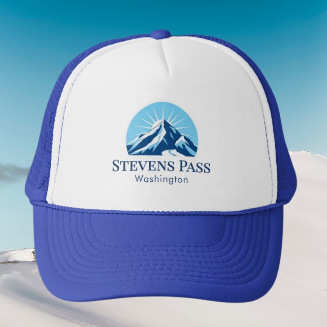 Stevens Pass Washington Skigebiet Mütze (Von Creator hochgeladen)