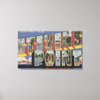 Stevens Point, Wisconsin - Große Buchstabenszenen