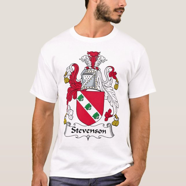 Stevenson-Familienwappen T-Shirt (Vorderseite)