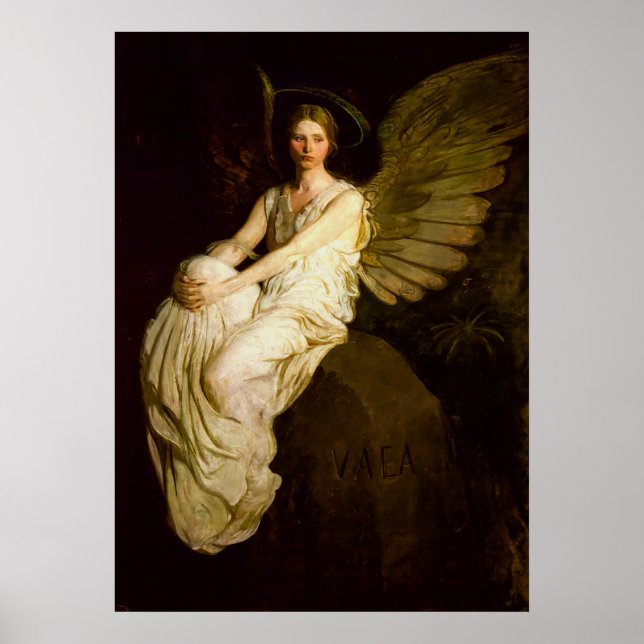 Stevenson Memorial von Abbott Handerson Thayer Poster (Vorne)