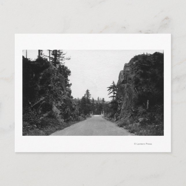 Stevenson Pass, WA View North Bank Highway Postkarte (Vorderseite)