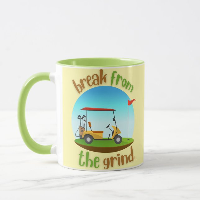 Steves Golf Cart BFTG Coffee Tasse (Links)