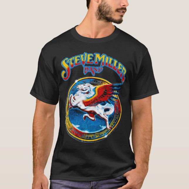 Stevie Miller Band | Classic Retro Album T-Shirt (Vorderseite)