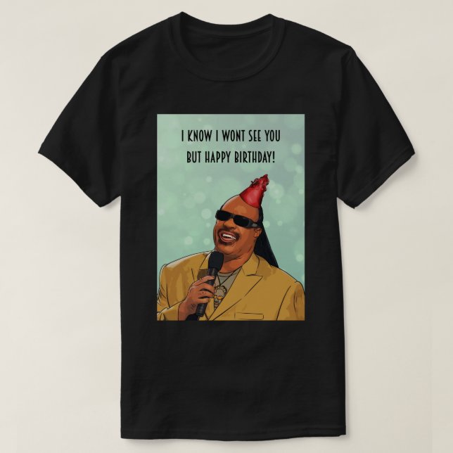 Stevie Wonder - Grußkarte zum Geburtstag.pnn T-Shirt (Design vorne)