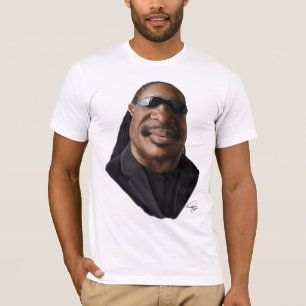 Stevie Wonder-Karikatur T-Shirt