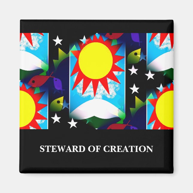 STEWARD OF CREATION MAGNET (Vorne)