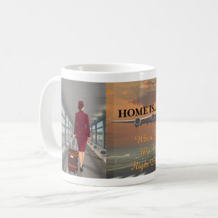 Stewardessen- und Kabinenpersonal-Kaffeetasse Kaffeetasse