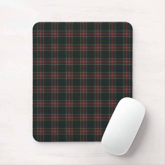 Stewart Black Modern Original Scottish Tartan Mousepad (Mit Mouse)
