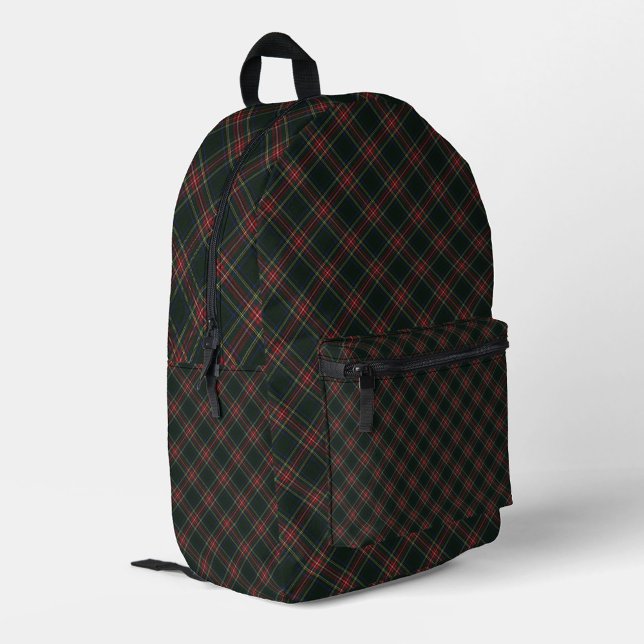 Stewart Black Scottish Tartan Bedruckter Rucksack (Von Creator hochgeladen)