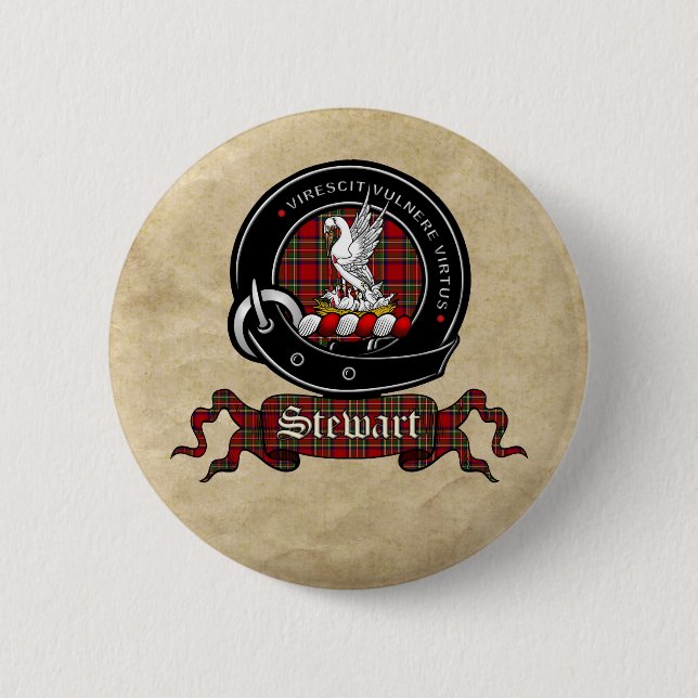 Stewart Clan Abzeichen Buttons (Vorderseite)
