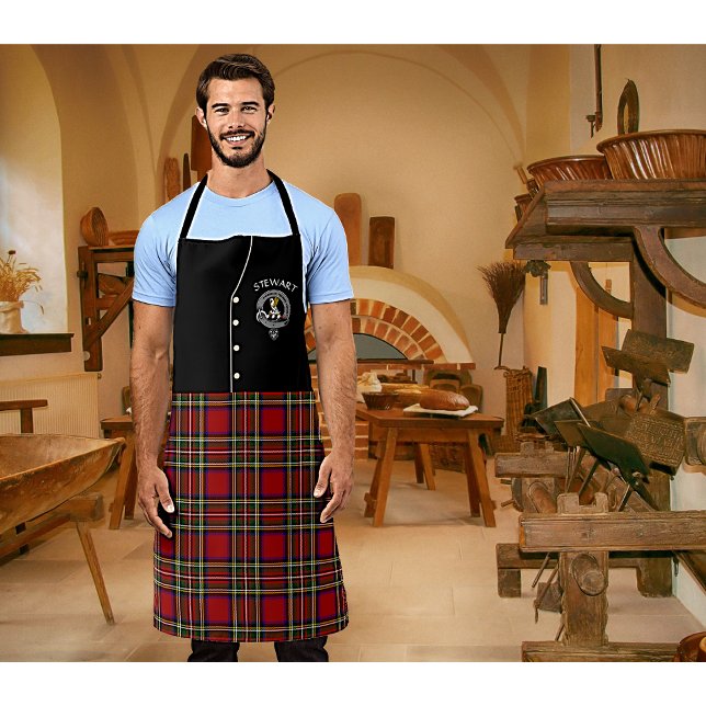Stewart Clan Abzeichen & Tartan Kilt Schürze (Von Creator hochgeladen)