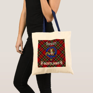 Stewart Clan Abzeichen Tartan Tasche