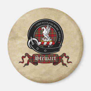Stewart Clan Badge Magnet