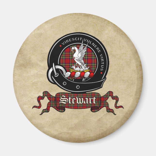 Stewart Clan Badge Magnet (Vorne)