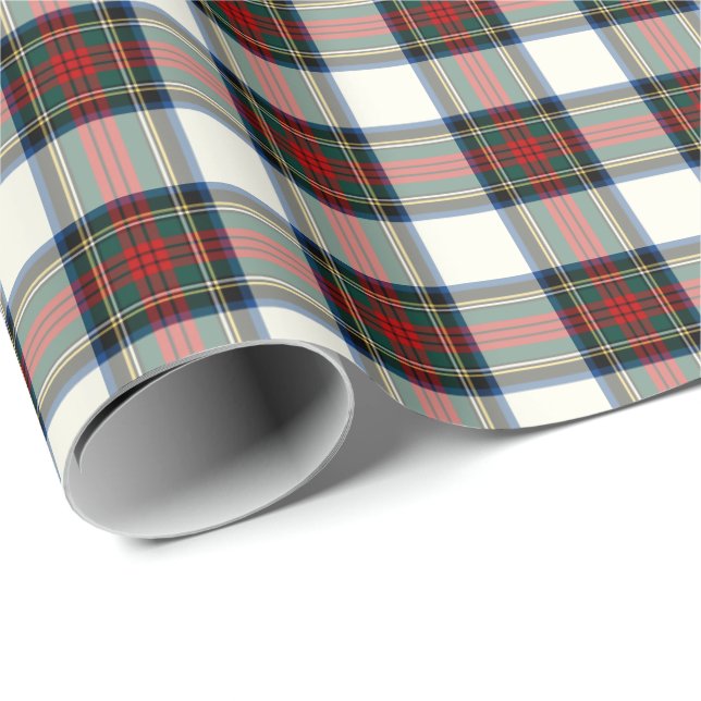 Stewart Clan Formal Dress Tartan Geschenkpapier (Rolleneckpunkt)