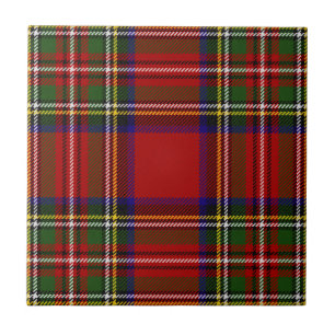 Stewart Clan Tartan Kariertes Muster Fliese