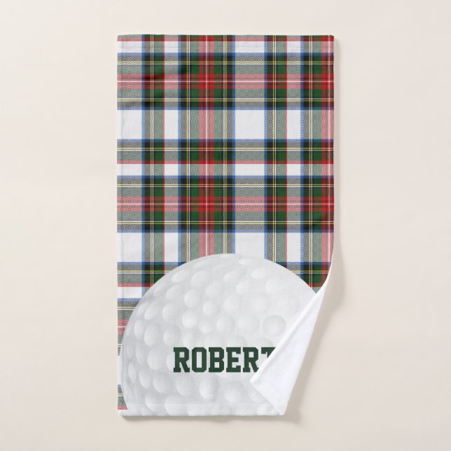 Stewart Dress Tartan Kariert Golf Towel Handtuch (Handtuch)