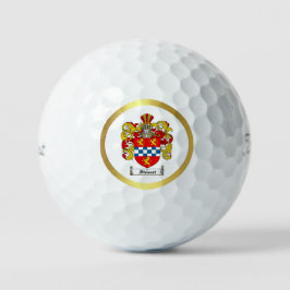 Stewart Family Coat of Arms Golf Balls Golfball