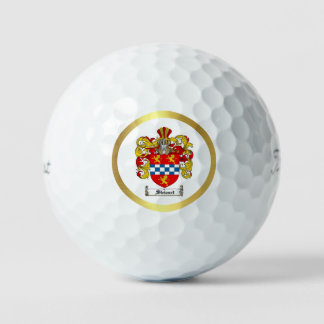 Stewart Family Coat of Arms Golf Balls Golfball