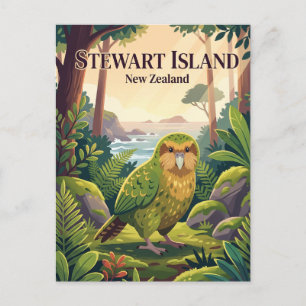 Stewart Island Neuseeland Postkarte