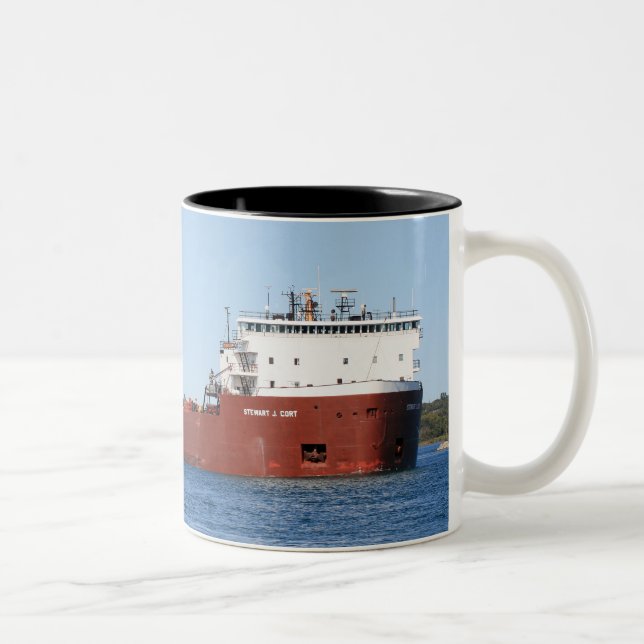 Stewart J. Cort Great Lakes Freighter Coffee Tasse (Rechts)