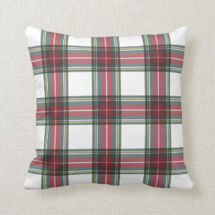 Stewart Kariert Throw Pillow  Kissen