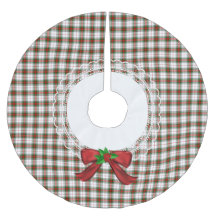 Stewart King George Festive Kariert Tree Skirt