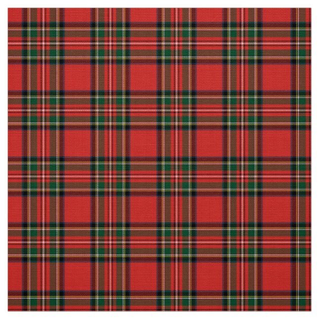 Stewart königlicher Tartan. Stoff (Muster)