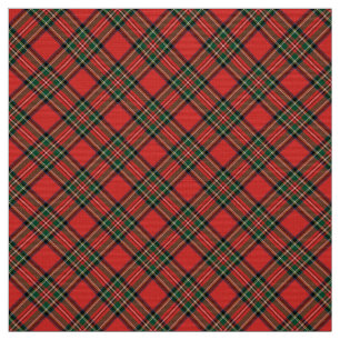 Stewart königlicher Tartan. Stoff