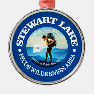 Stewart Lake (C) Ornament Aus Metall
