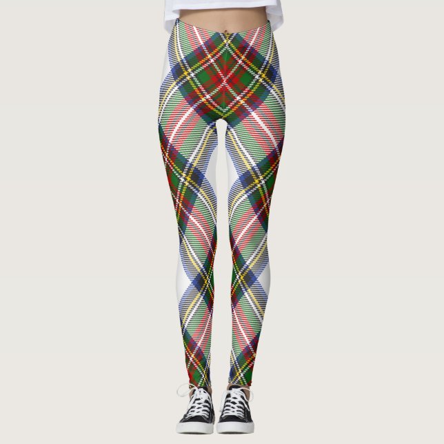 Stewart Royal Dress Kariert Scottish Pattern Leggings (Vorderseite)