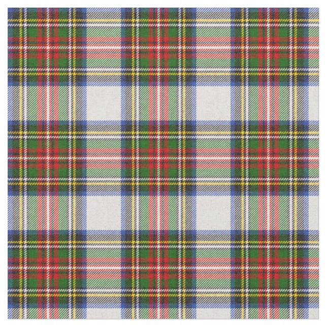 Stewart Royal Dress Kariert Scottish Pattern Stoff (Nahaufnahme)