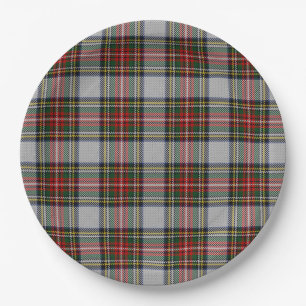 Stewart Royal Dress Tartan Pappteller