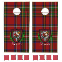 Stewart Scottish Clan Tartan Wappen