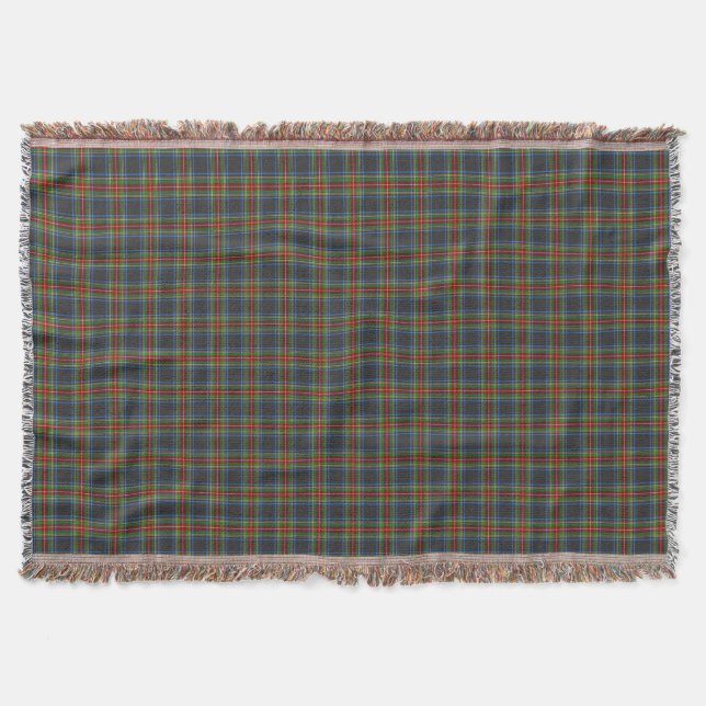 Stewart Stuart Black Clan Tartan Kariert Decke (Vorderseite)