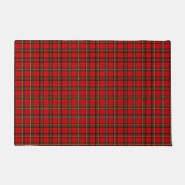 Stewart / Stuart tartan rot kariert Fußmatte (Vorderseite)