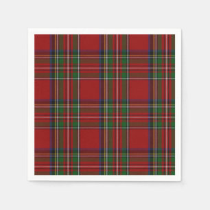 Stewart Tartan Kariert Paper Napkins Serviette